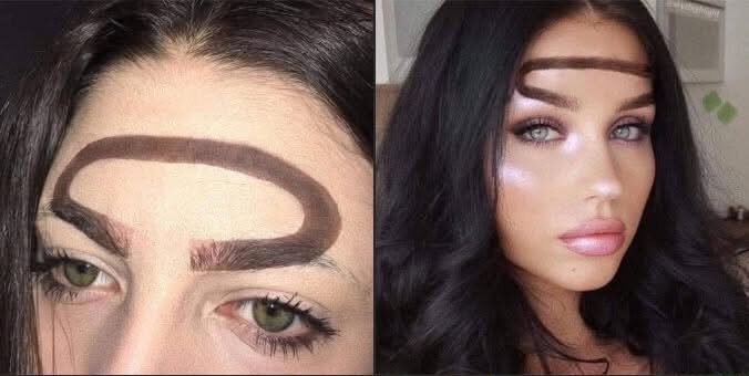 Halo brows: New beauty trend is playful and loopy - OnTime Blog